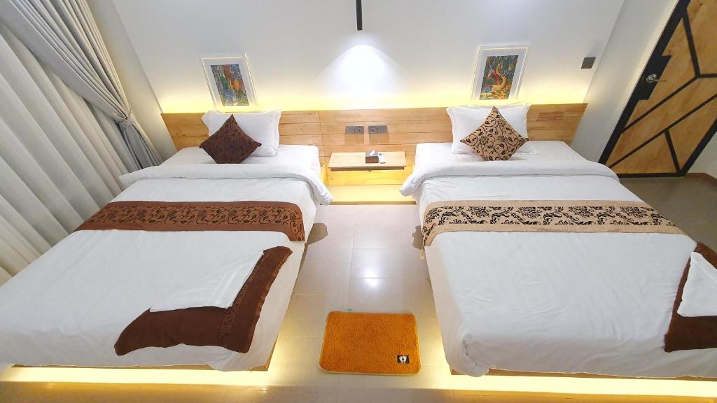 Posteľ alebo postele v izbe v ubytovaní Cool Home Office, Sihanoukville