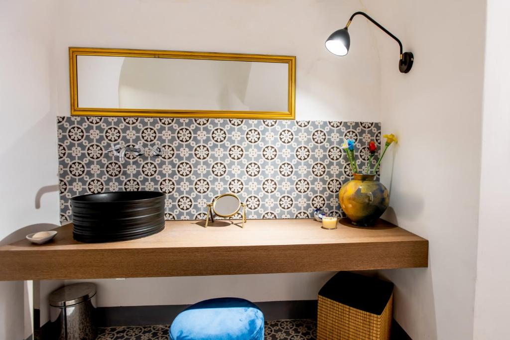 Kuchnia lub aneks kuchenny w obiekcie Palazzo d'Autore - Luxury Home - Ragusa Centro