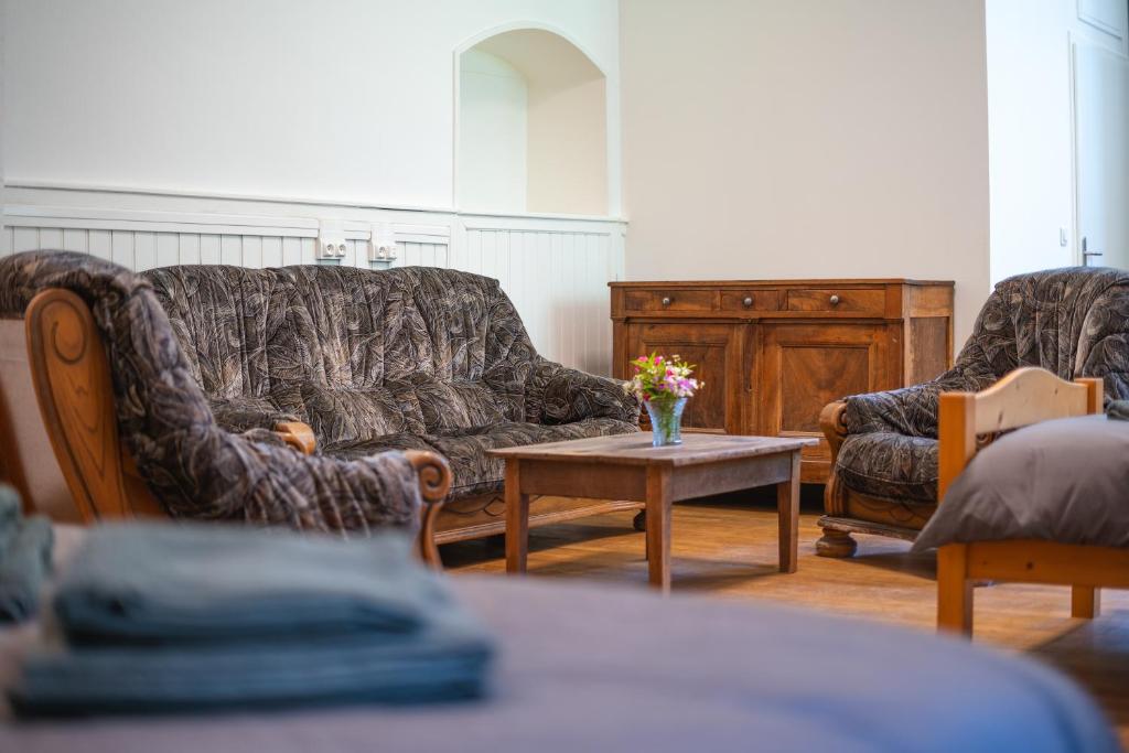 Posezení v ubytování Monastère du Val de Consolation