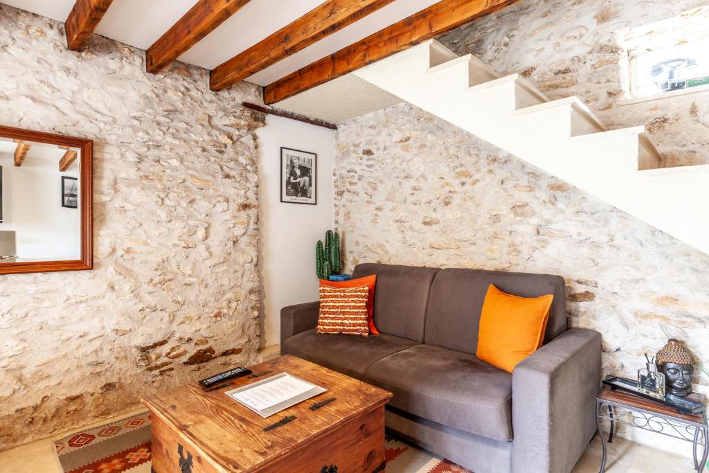 Posezení v ubytování Espaces Gîtes