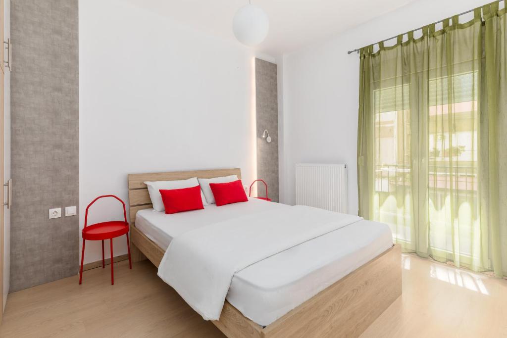 Llit o llits en una habitació de #Raspberry Apt by halu! Apartments