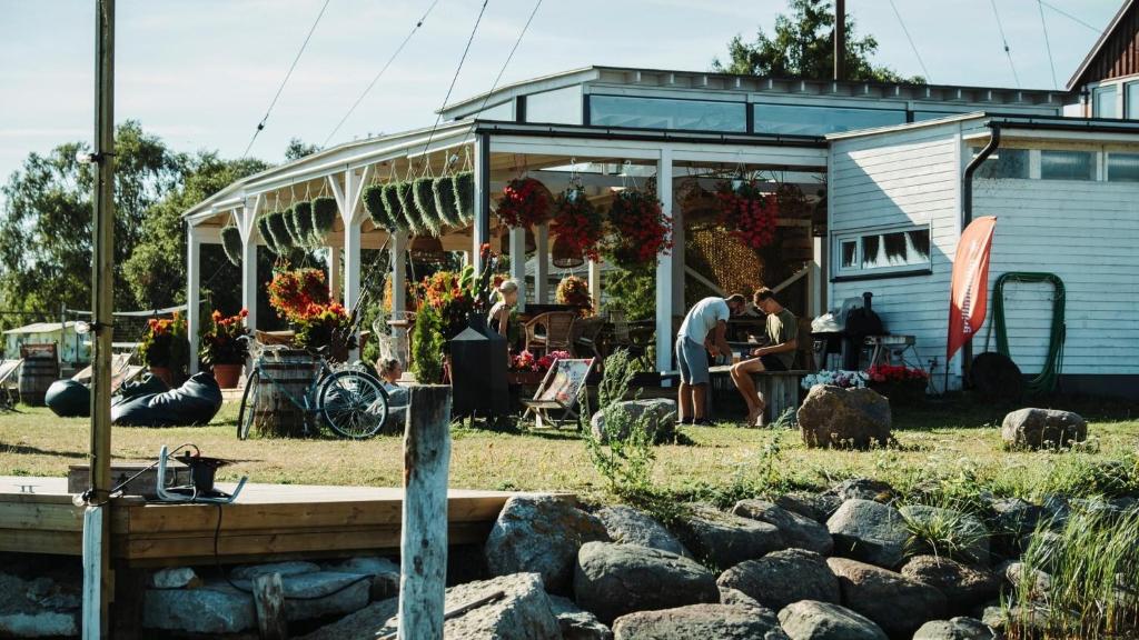 Zahrada ubytování Sunset Bungalow