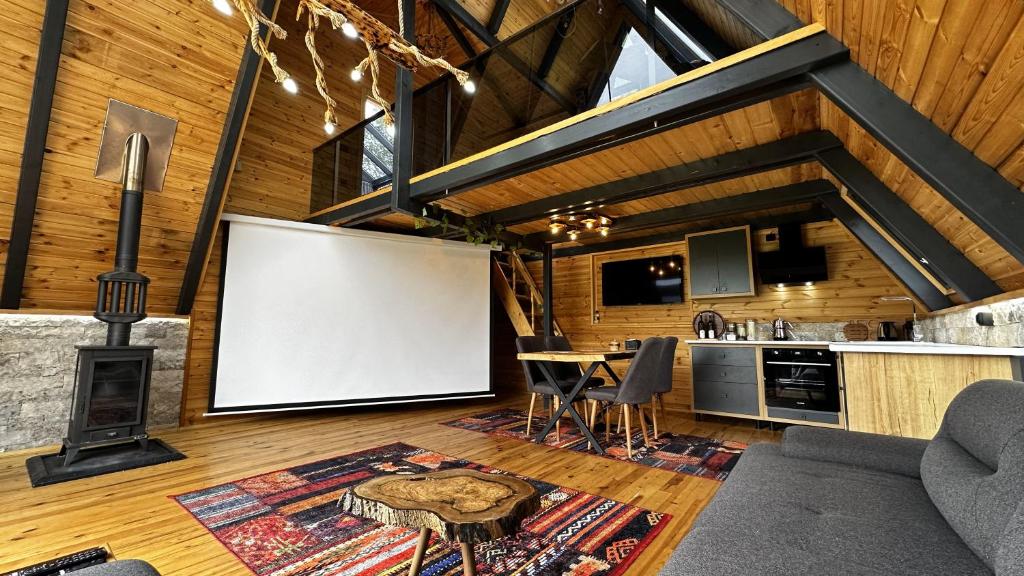 Kuchyň nebo kuchyňský kout v ubytování paradise valley bungalow