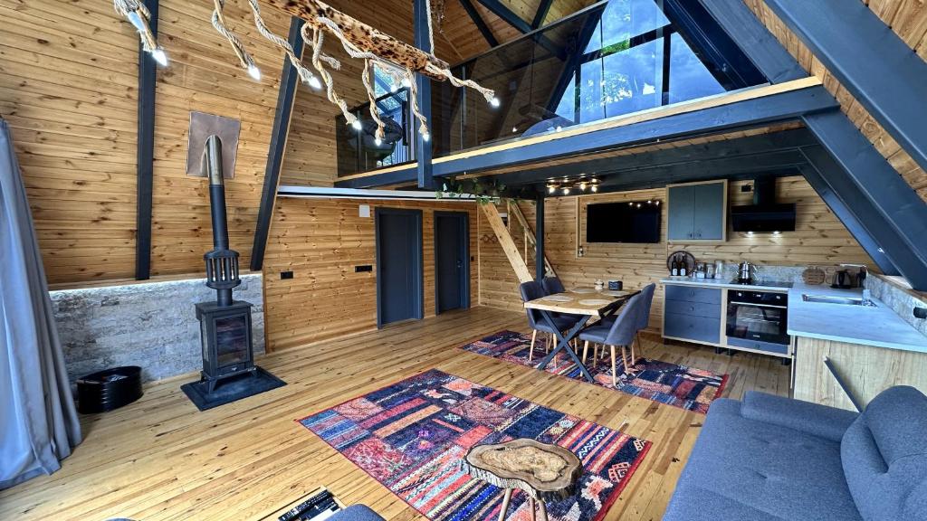 Kuchyň nebo kuchyňský kout v ubytování paradise valley bungalow