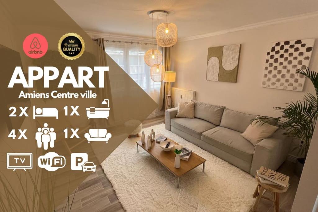 Χώρος καθιστικού στο Le Macquet Vion *Best Quality* Amiens Center