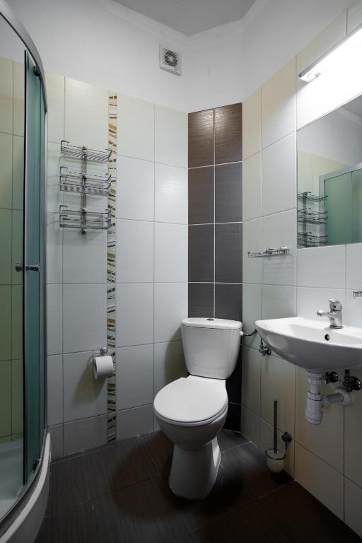 Koupelna v ubytování Hotel *** NAT Ustroń