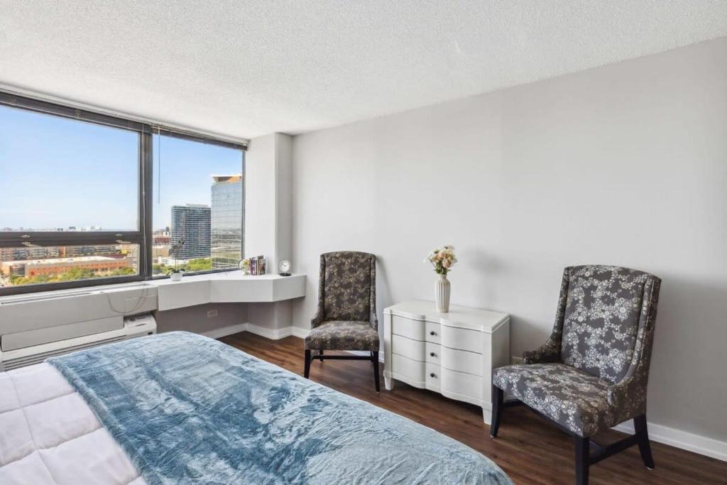 Fotografie z fotogalerie ubytování 2BR Modern South Loop Suite With Views & Gym v destinaci Chicago