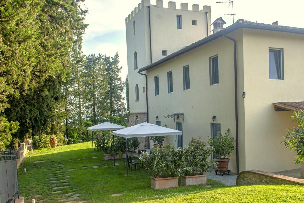 A garden outside Villa la torre