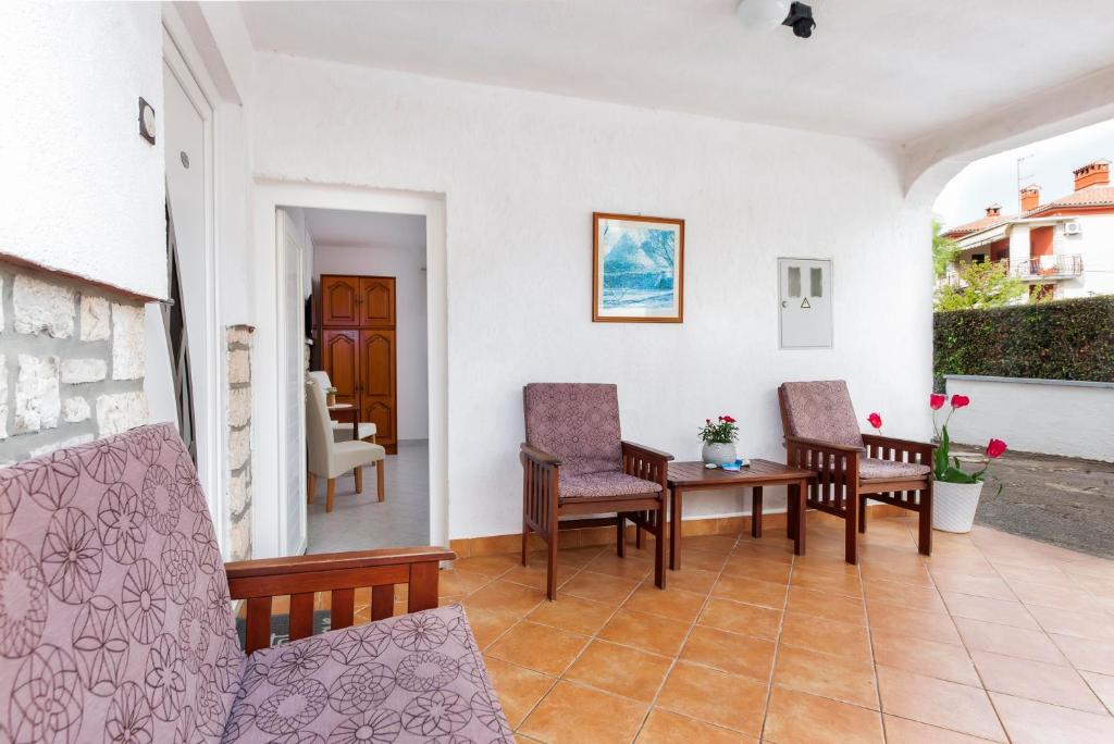 Posezení v ubytování Apartments and Room Silvana