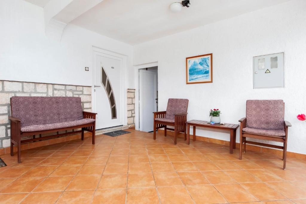Posezení v ubytování Apartments and Room Silvana