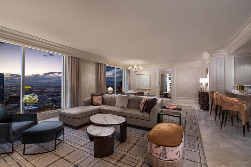 Ein Sitzbereich in der Unterkunft Bellagio