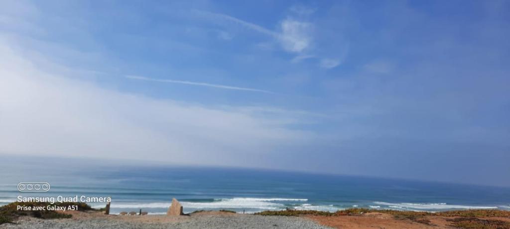 a view of the ocean from a beach at Mansbay beach in Aïn Harrouda