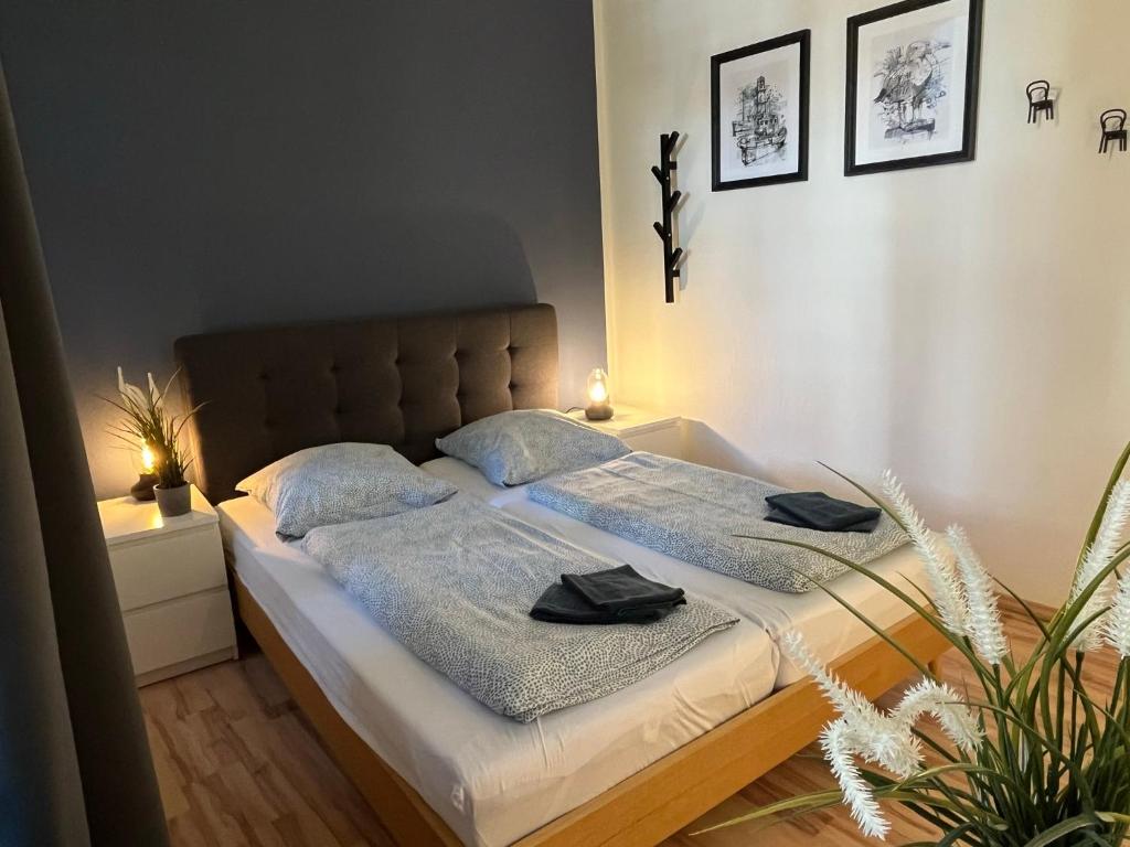 Postel nebo postele na pokoji v ubytování Blue Doors Hostel Altstadt