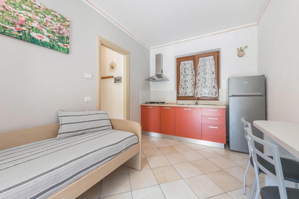 Kuchyň nebo kuchyňský kout v ubytování Residence Tatiana A3