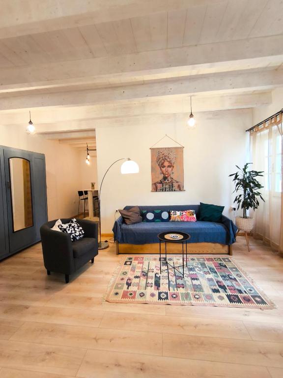 Posezení v ubytování Dafnis Apartment Corfu Town