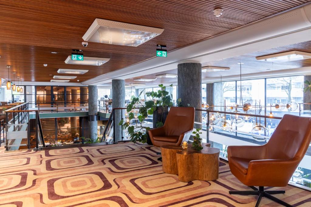 Posezení v ubytování Fletcher Boutique Hotel Slaak-Rotterdam