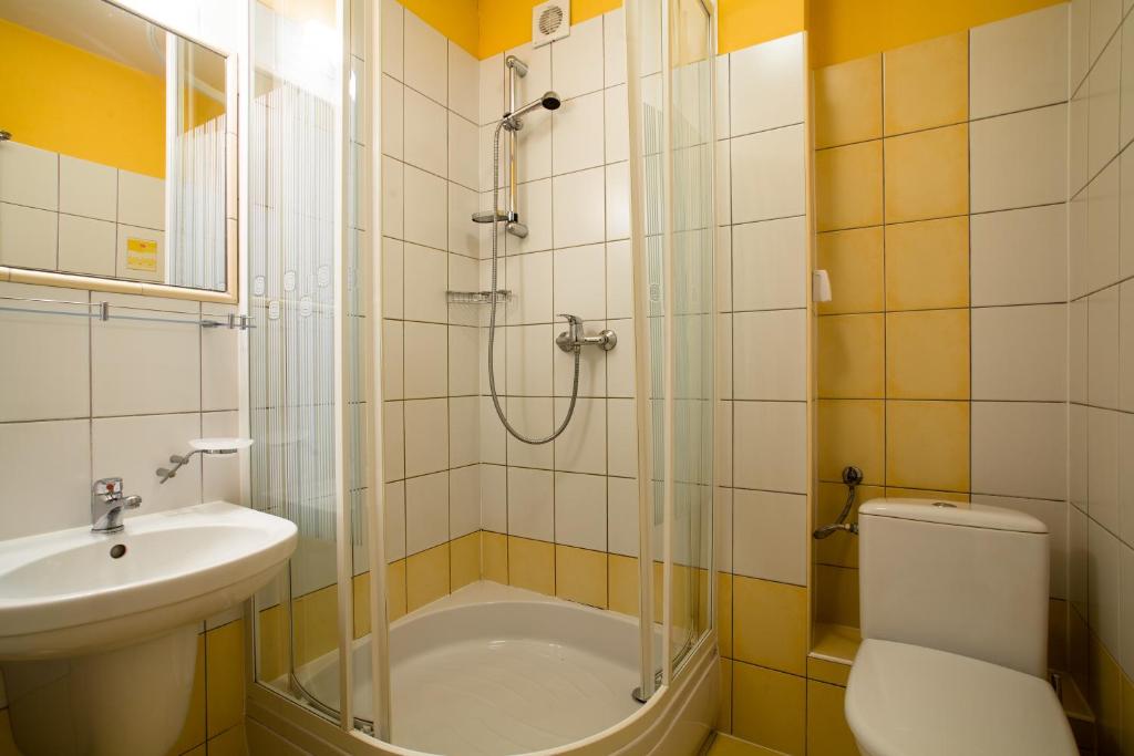 Kúpeľňa v ubytovaní Hotel *** NAT Wisła