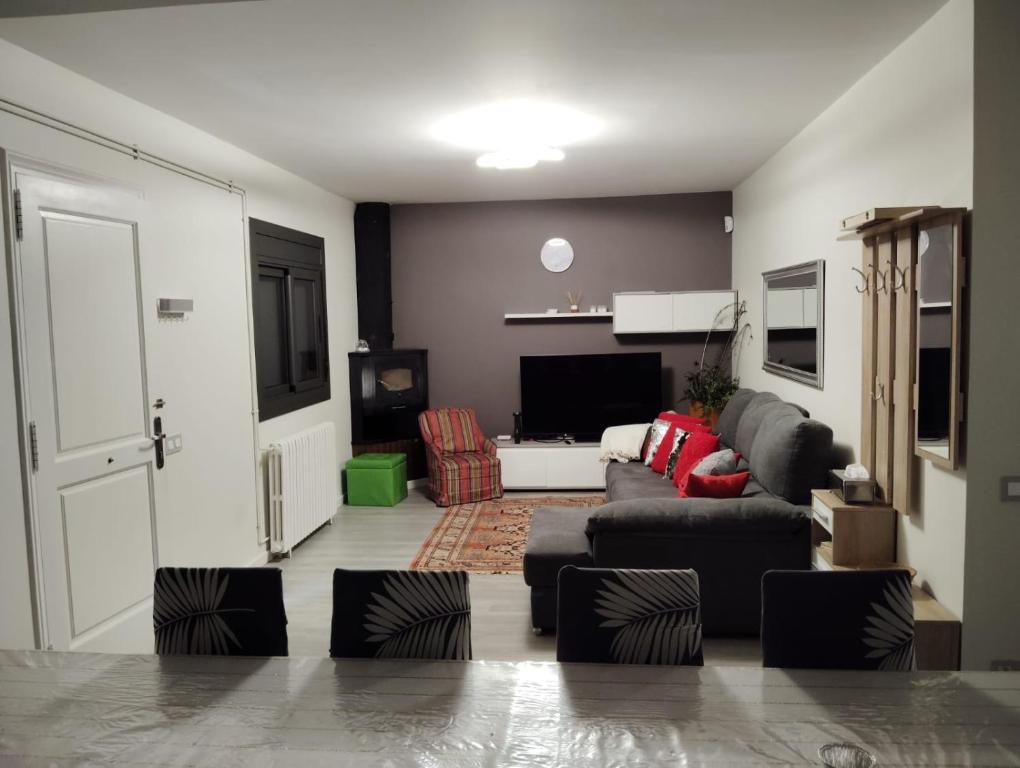 Posezení v ubytování Casa Cal Gansoleta