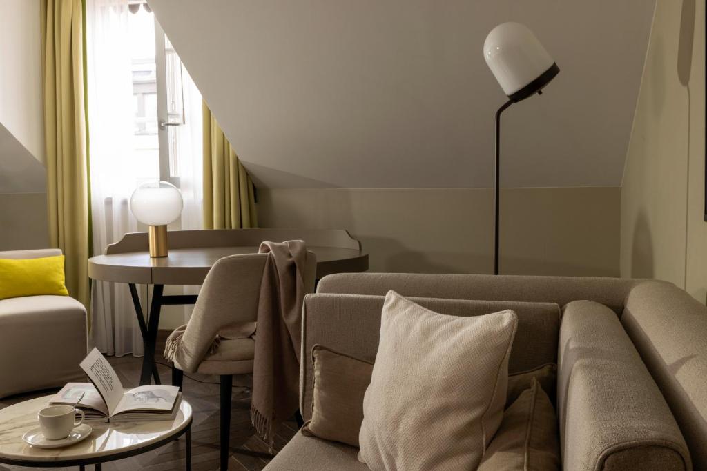 Posezení v ubytování Hotel D Geneva