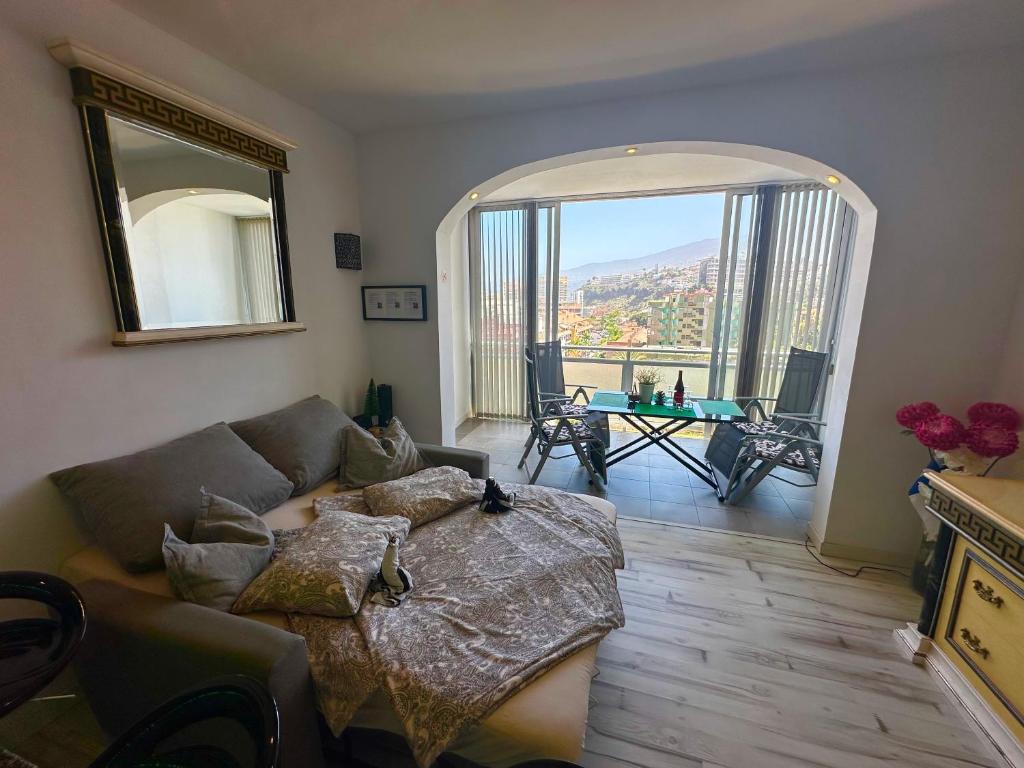 A seating area at Top DUPLEX-DELUXE APPARTEMENT-ALBATROS