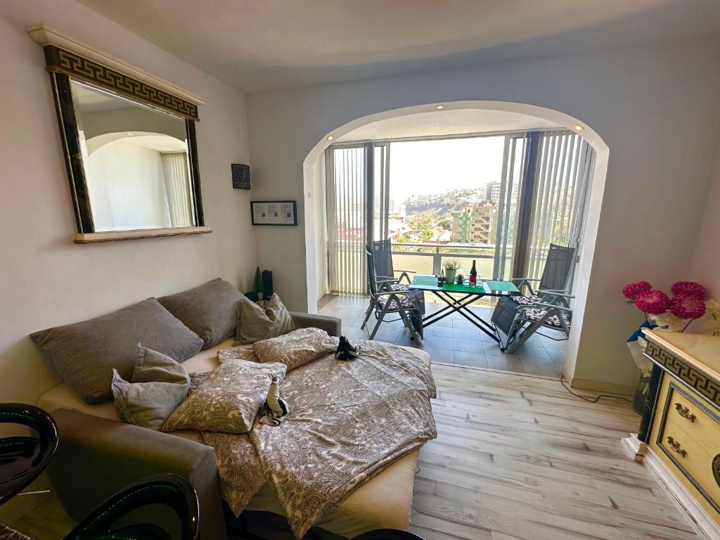 A seating area at Top DUPLEX-DELUXE APPARTEMENT-ALBATROS