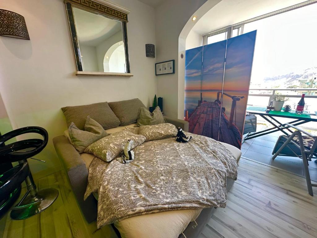 A seating area at Top DUPLEX-DELUXE APPARTEMENT-ALBATROS