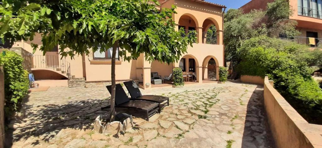Vonkajšia záhrada v ubytovaní Corti Mori Sa Riera Vistas Mediterráneas