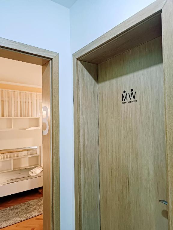 Postel nebo postele na pokoji v ubytování Hostel Central Skopje