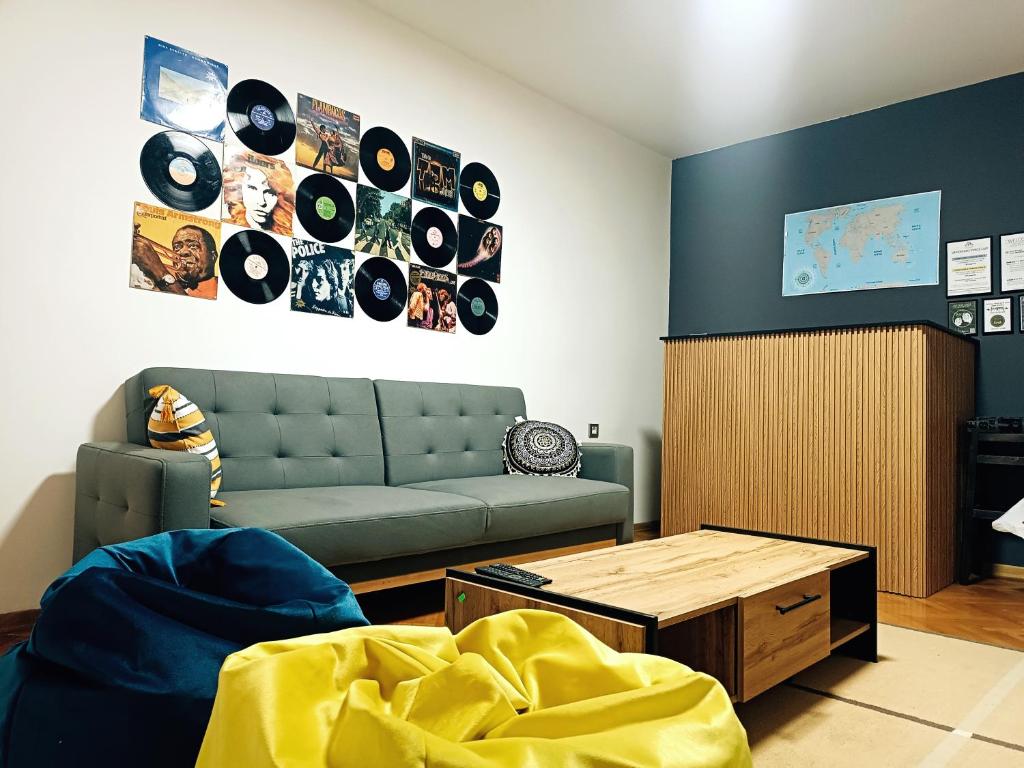 Posezení v ubytování Hostel Central Skopje
