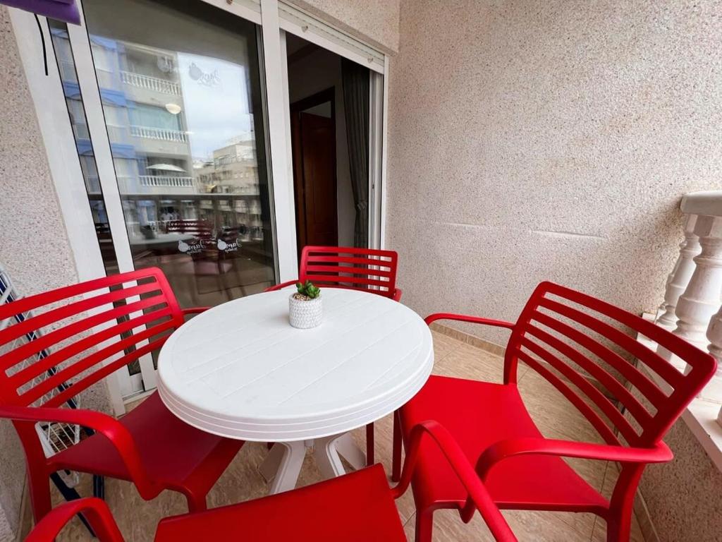 Posezení v ubytování Welcoming seafront apartment Tv15