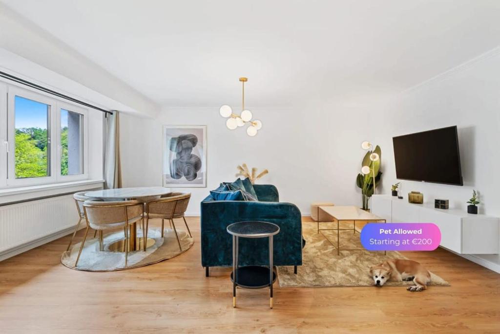 Bright 1BR Apt in Limpertsberg with WiFi & Kitchen - Appartement
