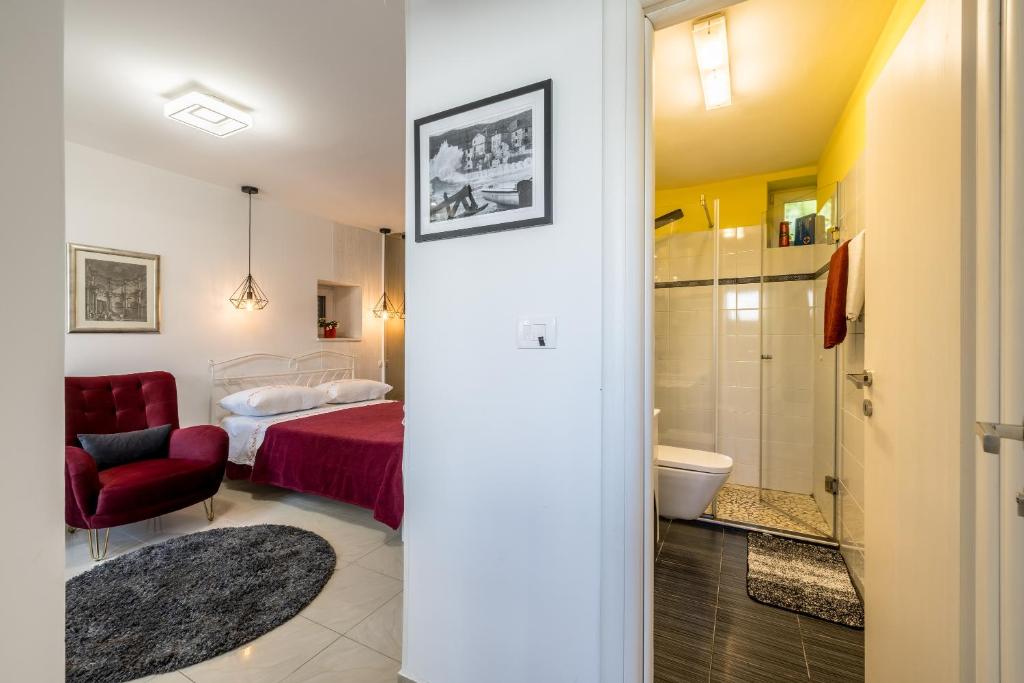 Holiday Home Riva Promenadeにあるベッド