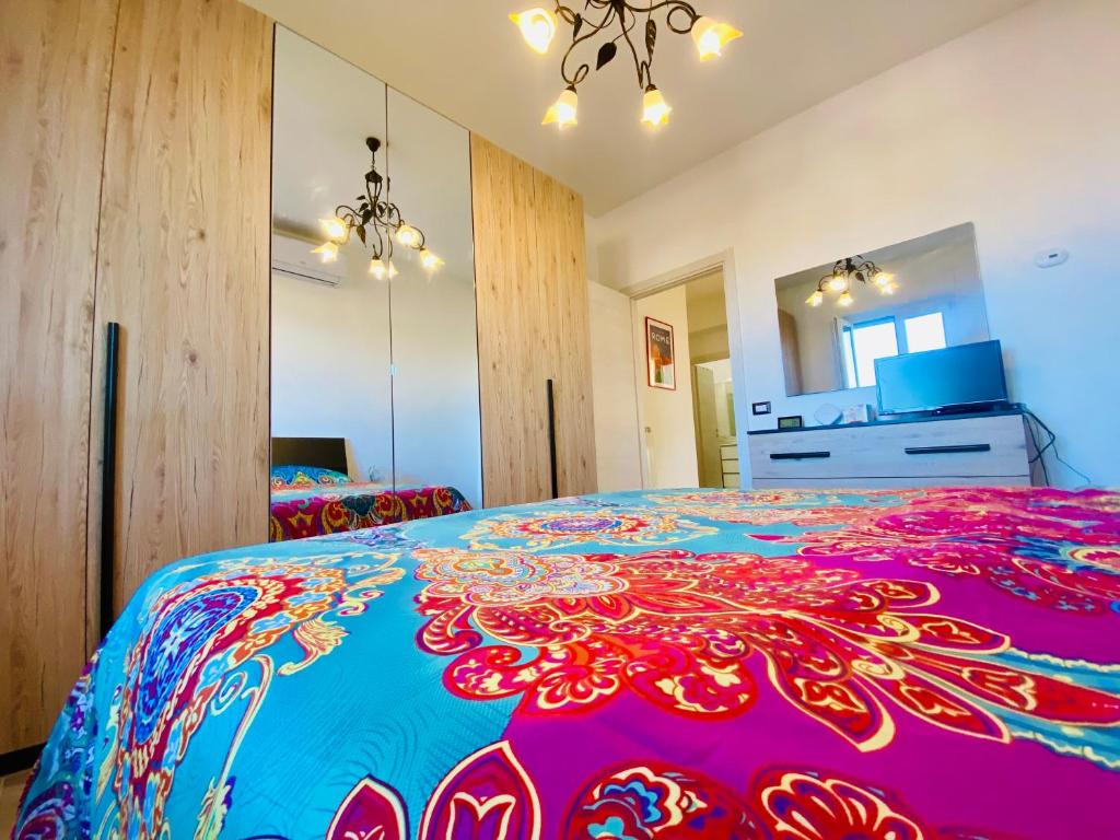 Postel nebo postele na pokoji v ubytování Way2Rome Apartments