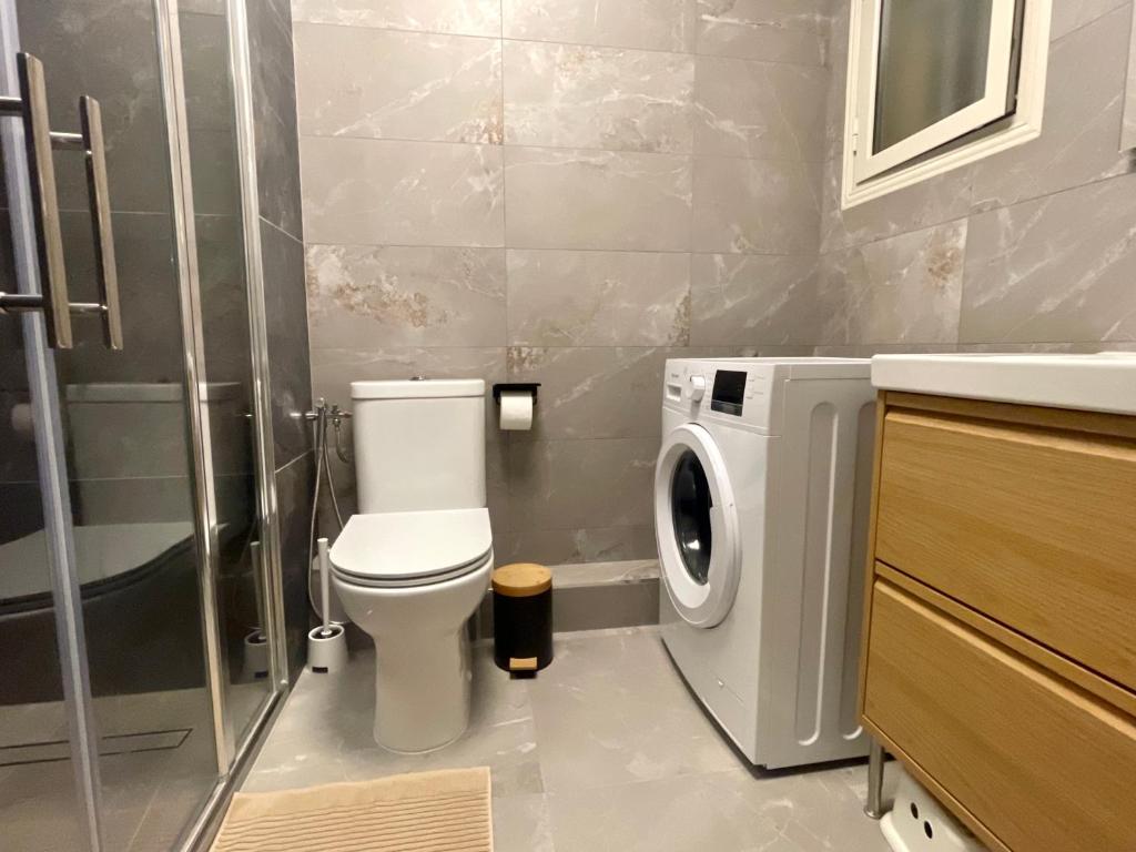 Koupelna v ubytování Appartement 2 pièces vue mer proche Monaco