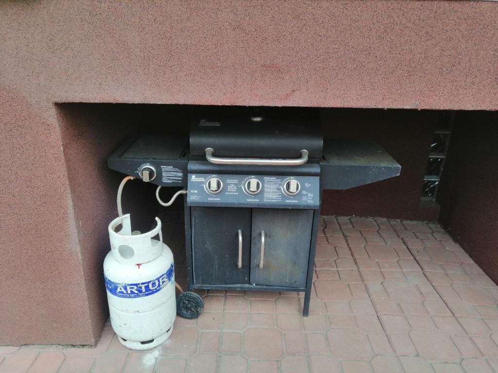 Gril dostupný pro hosty v vily