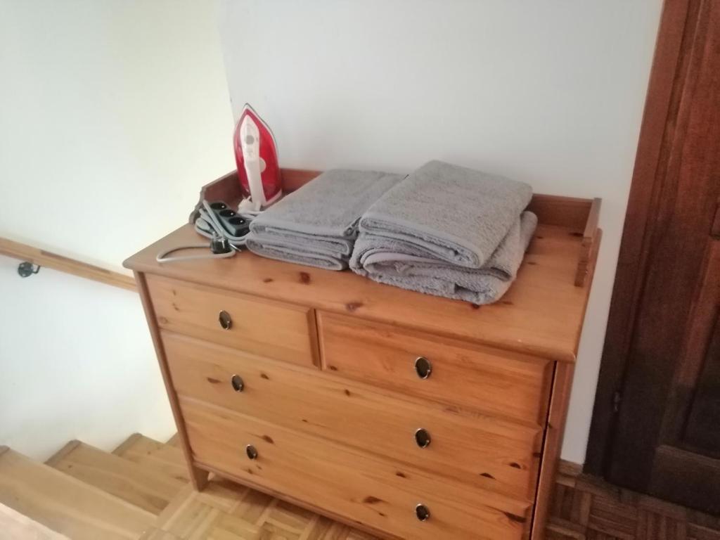 Postel nebo postele na pokoji v ubytování Willa Malbork