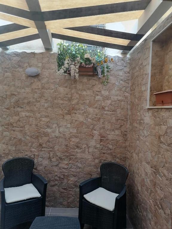 A seating area at Al Blu Ortigia Apartments