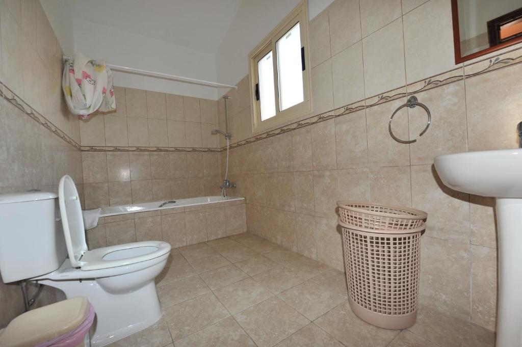 Koupelna v ubytování Jaime Villa Cyprus