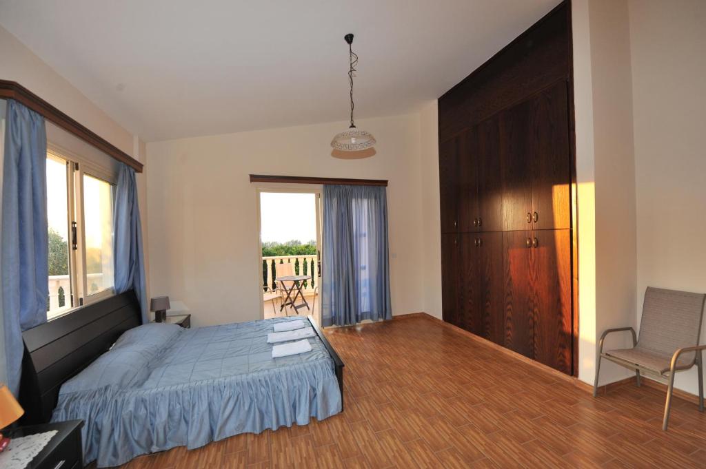 Postel nebo postele na pokoji v ubytování Jaime Villa Cyprus