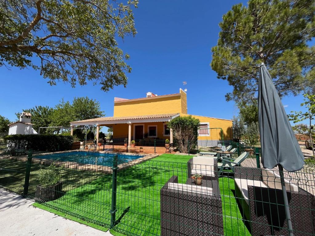 Zahrada ubytování Casa Rural La Aldea