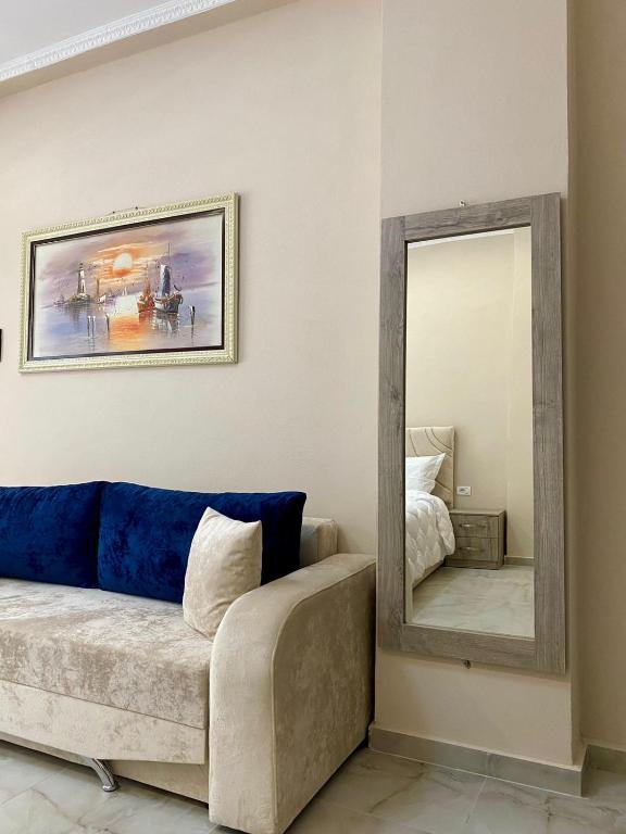 Posezení v ubytování Troy ApartHotel Durres