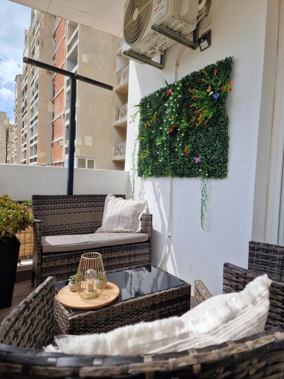 Posezení v ubytování Luxury Apartment Nuneni