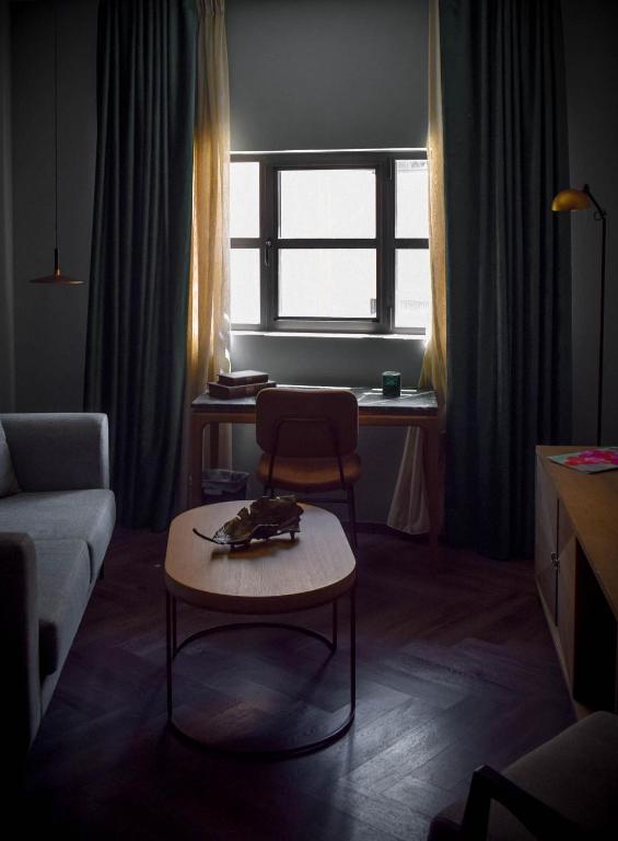 Część wypoczynkowa w obiekcie Pagopoieion - Adults Only Suites