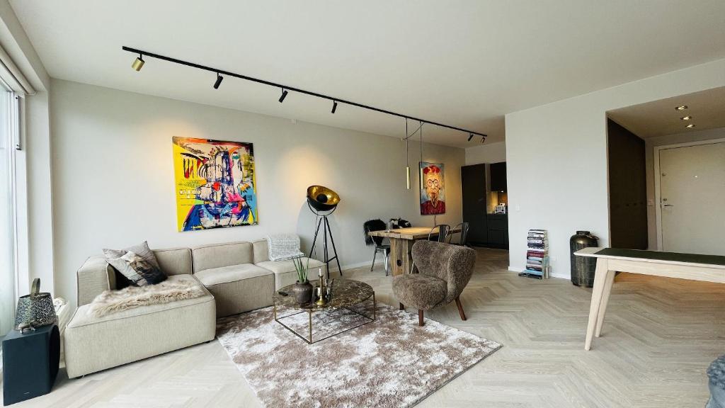 Khu vực ghế ngồi tại ApartmentInCopenhagen Apartment 1613
