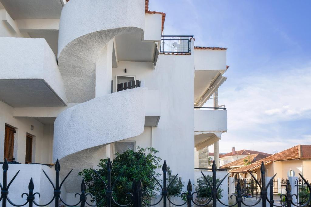 Balkón nebo terasa v ubytování Poline Apartment