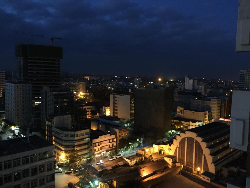 Nespecifikovaný výhled na destinaci Nairobi nebo výhled na město při pohledu z hotelu