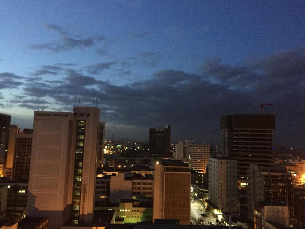 Nespecifikovaný výhled na destinaci Nairobi nebo výhled na město při pohledu z hotelu