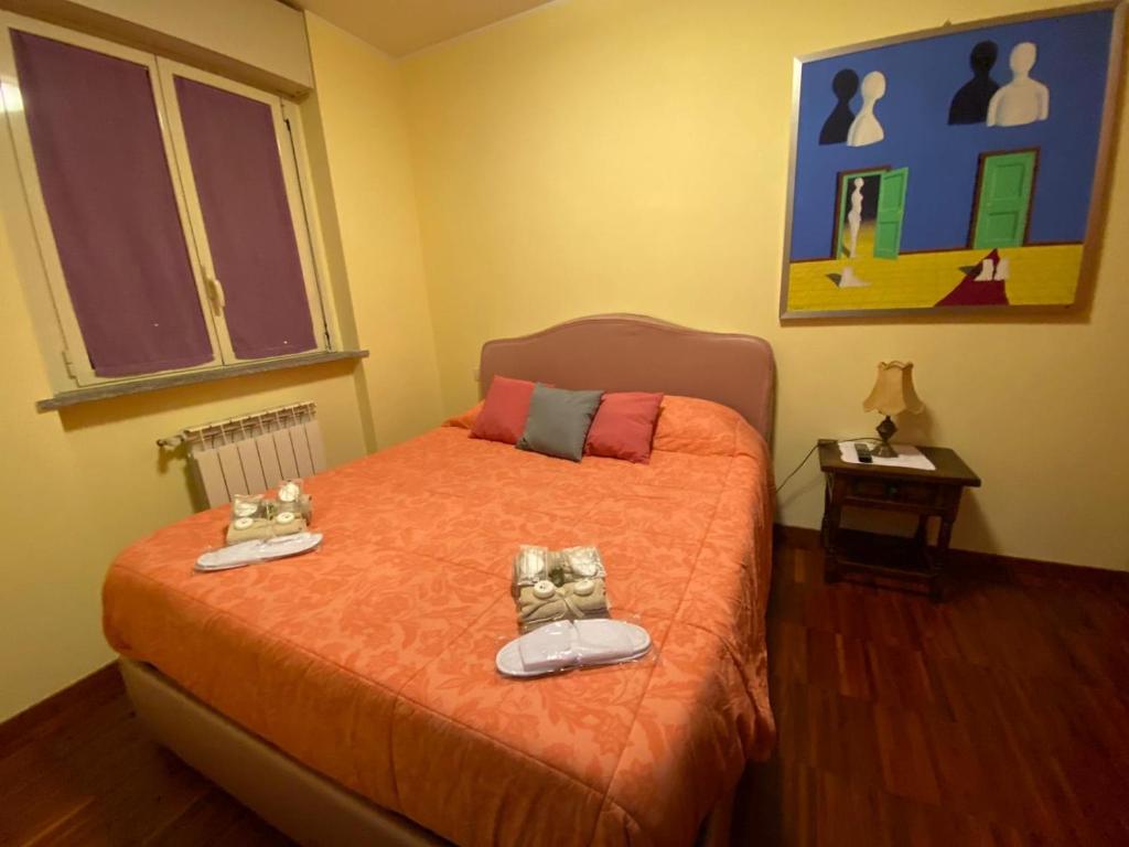 Postel nebo postele na pokoji v ubytování A appartamento Segrate