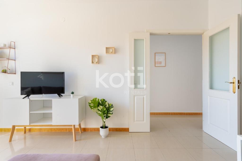 TV a/nebo společenská místnost v ubytování Koti Rentals - Nenúfar