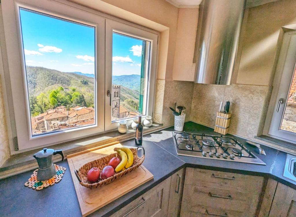 O bucătărie sau chicinetă la Casa Bellavista